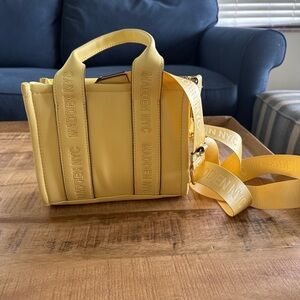 NEW butter yellow madden crossbody bag with adjustable straps